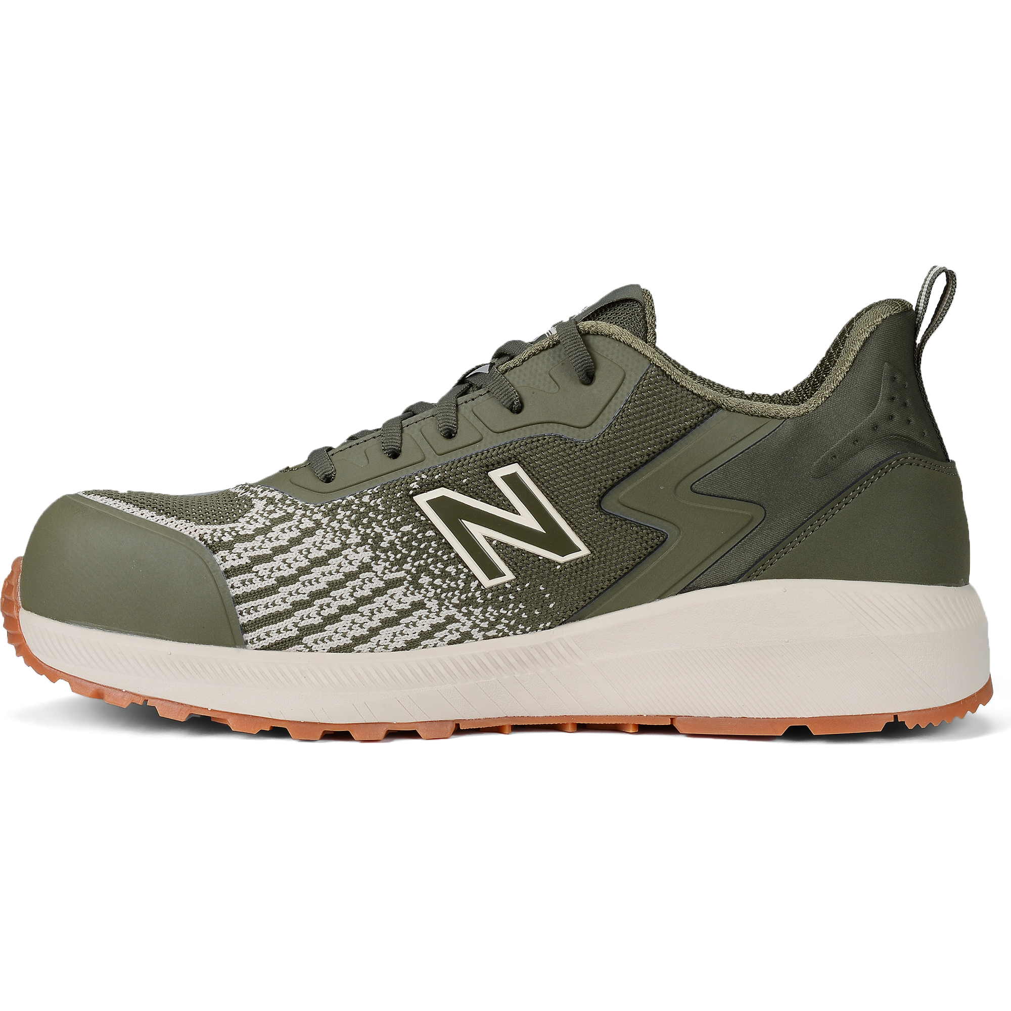 New Balance Speedware Safety Shoes S1 P SRC Olive/white (3)