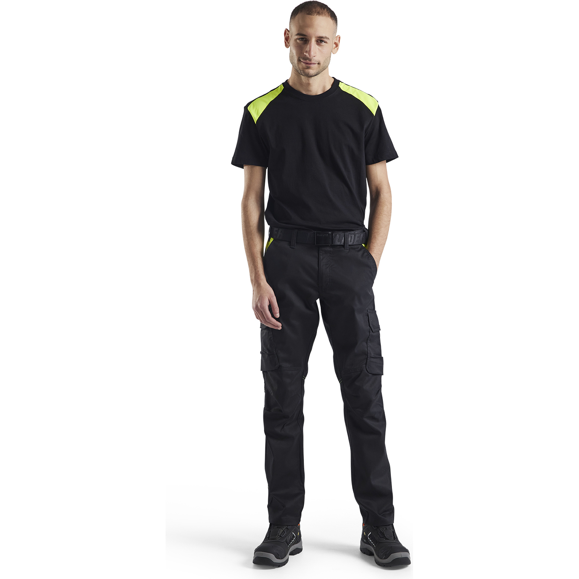 Blaklader T-Shirt, Black/Yellow (5)