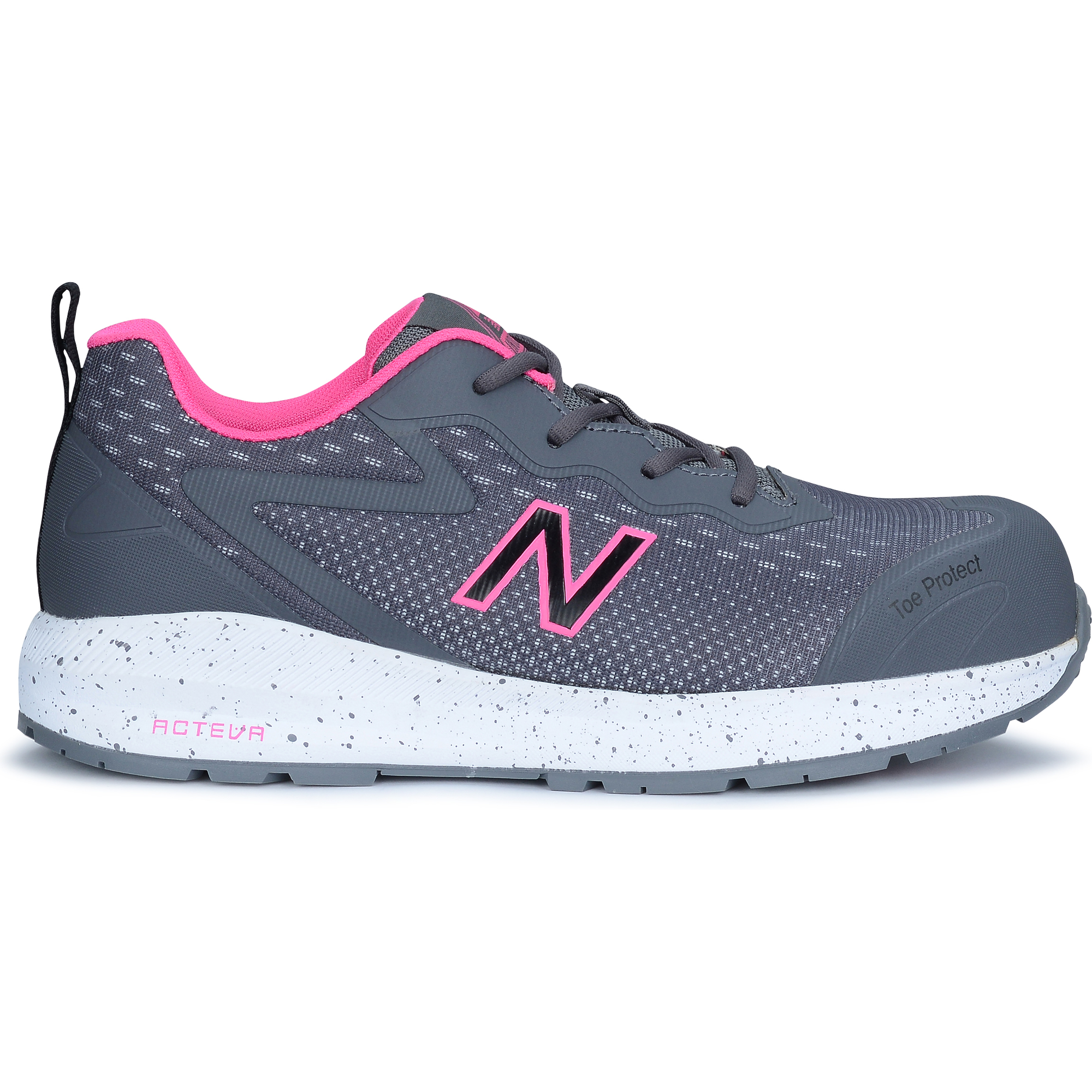 New Balance Logic Womens Safety Shoes S1 PL HRO SR FO Grey/pink (2)