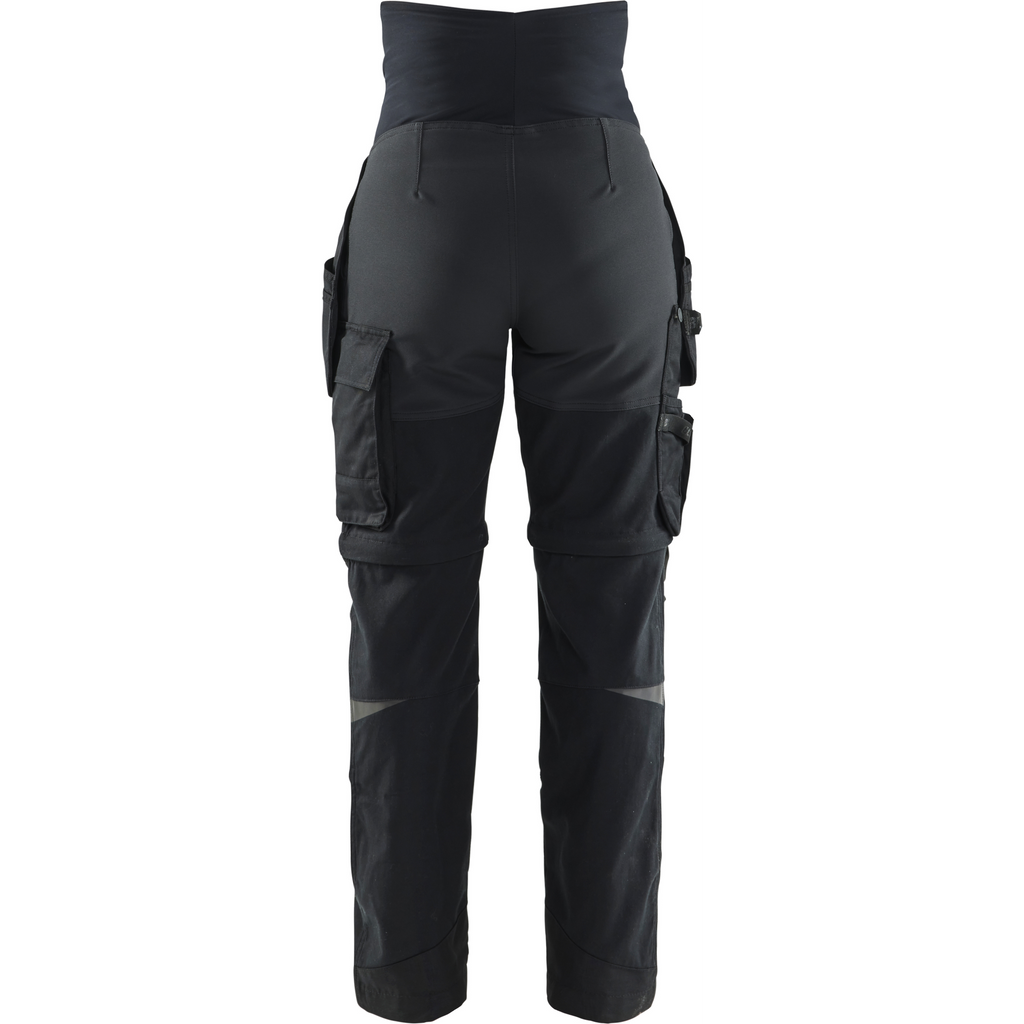 Blaklader Zip-Off Craftsman Maternity Trousers, Black (4)