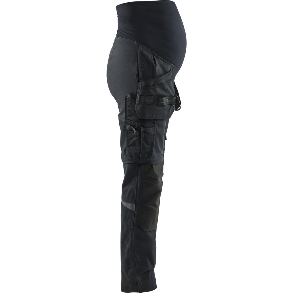 Blaklader Zip-Off Craftsman Maternity Trousers, Black (2)