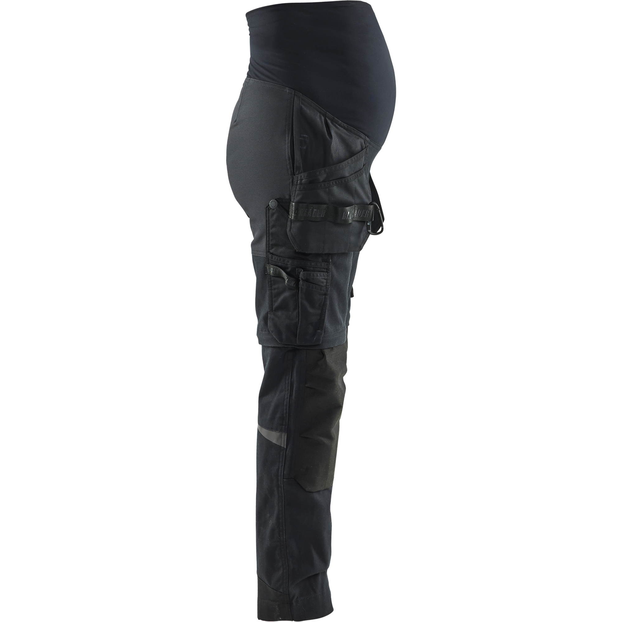 Blaklader Zip-Off Craftsman Maternity Trousers, Black (2)