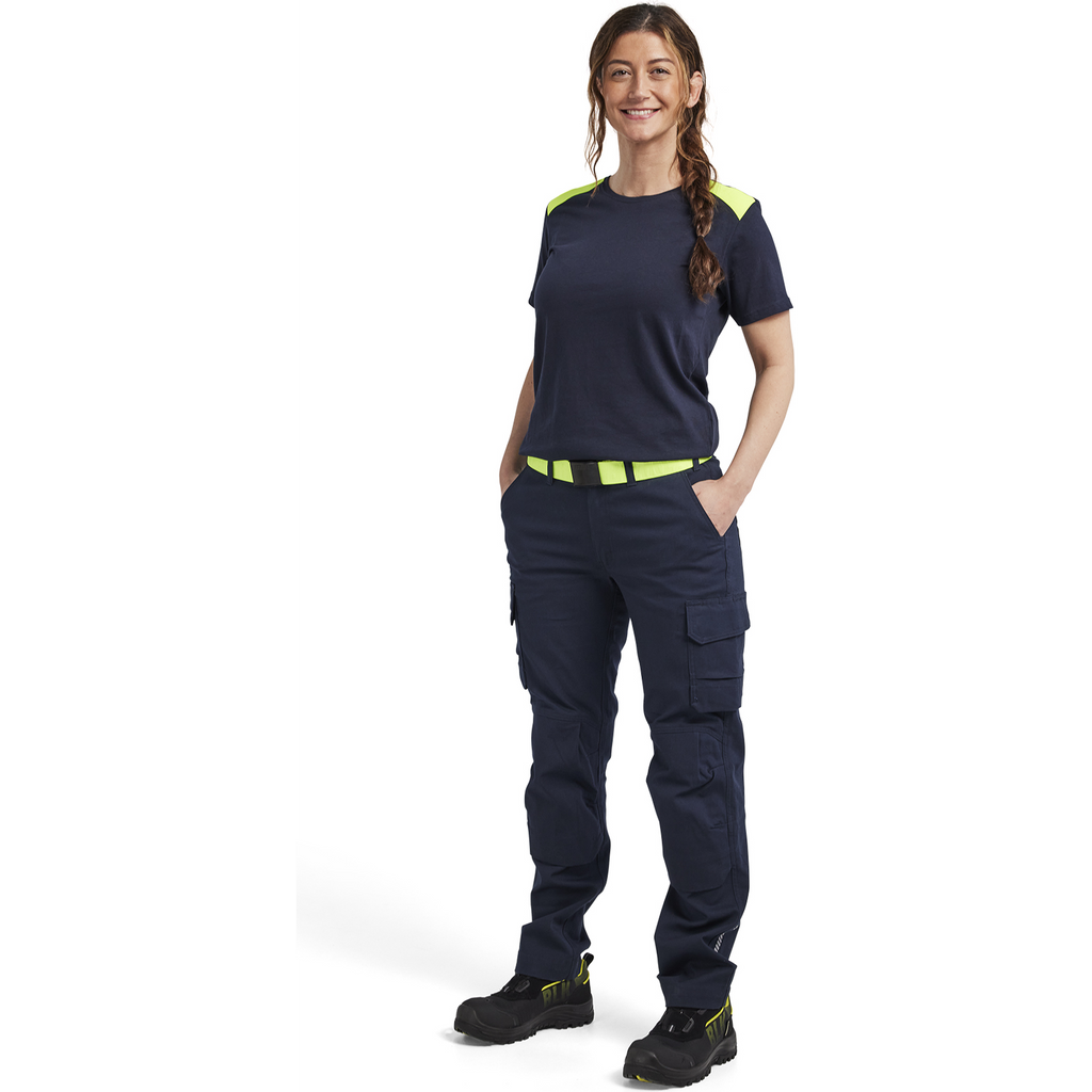 Blaklader Damen Stretch Industrie Arbeitshose, Dunkel Marineblau (5)