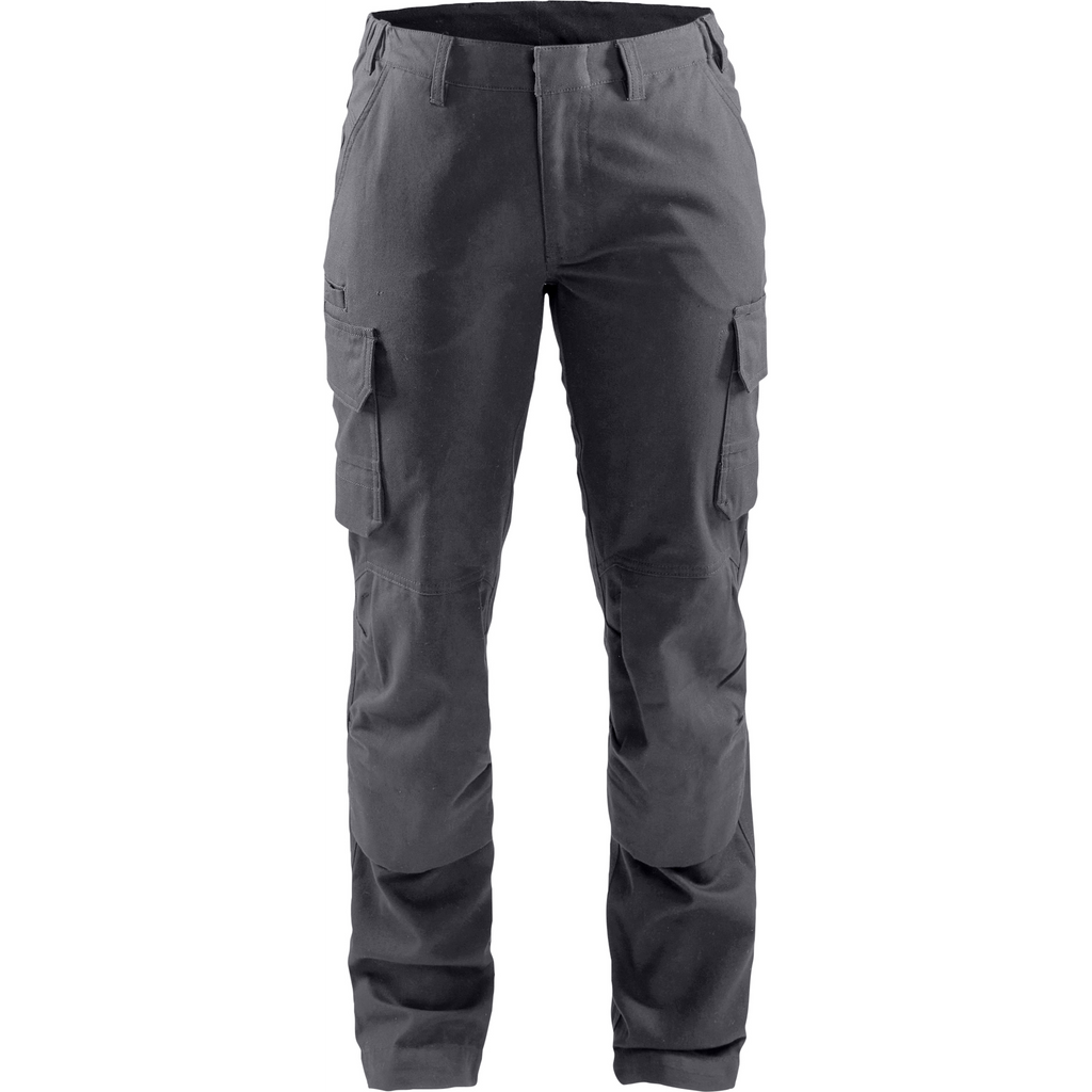 Blaklader Ladies Stretch Industrial Work Trousers, Medium Grey