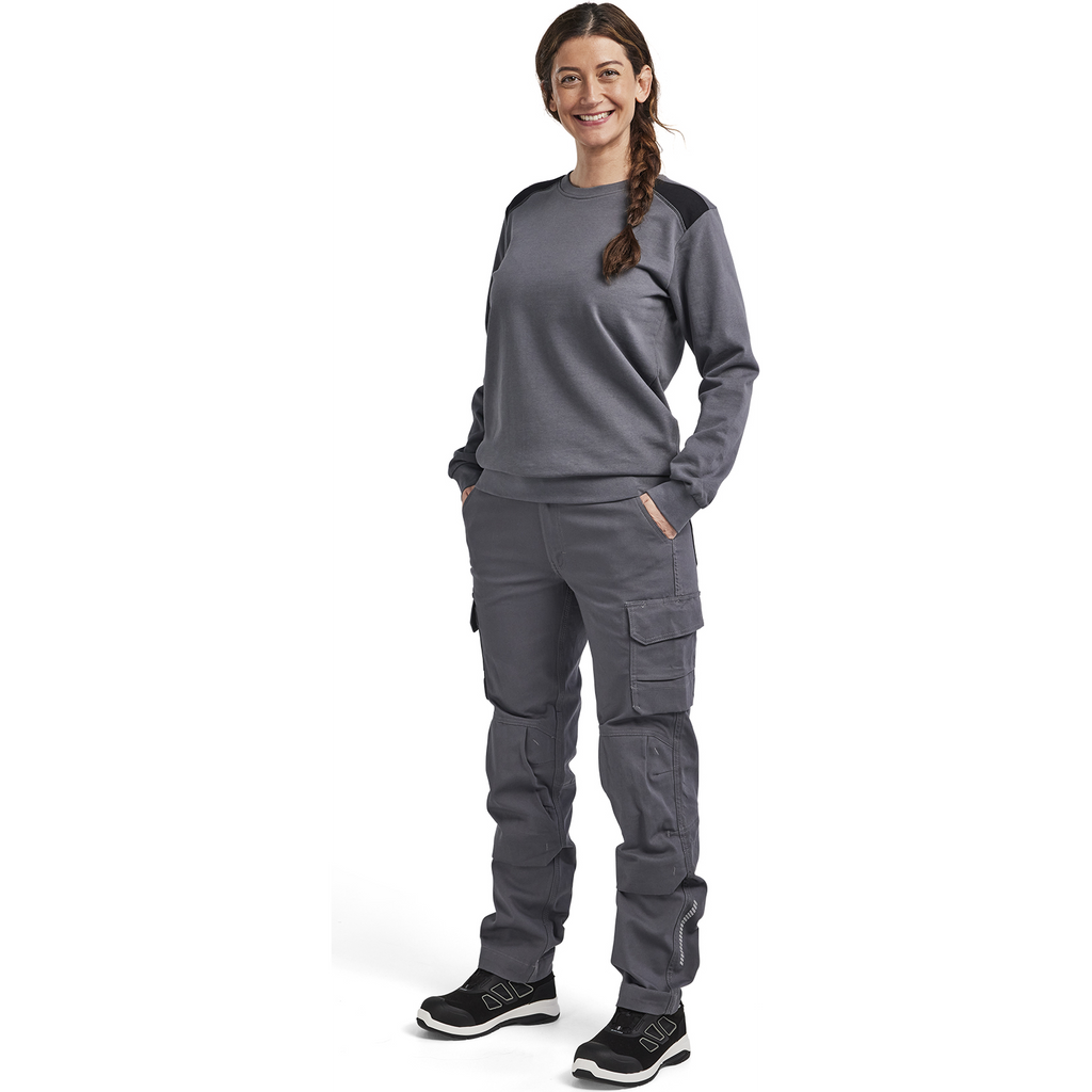 Blaklader Ladies Stretch Industrial Work Trousers, Medium Grey (5)