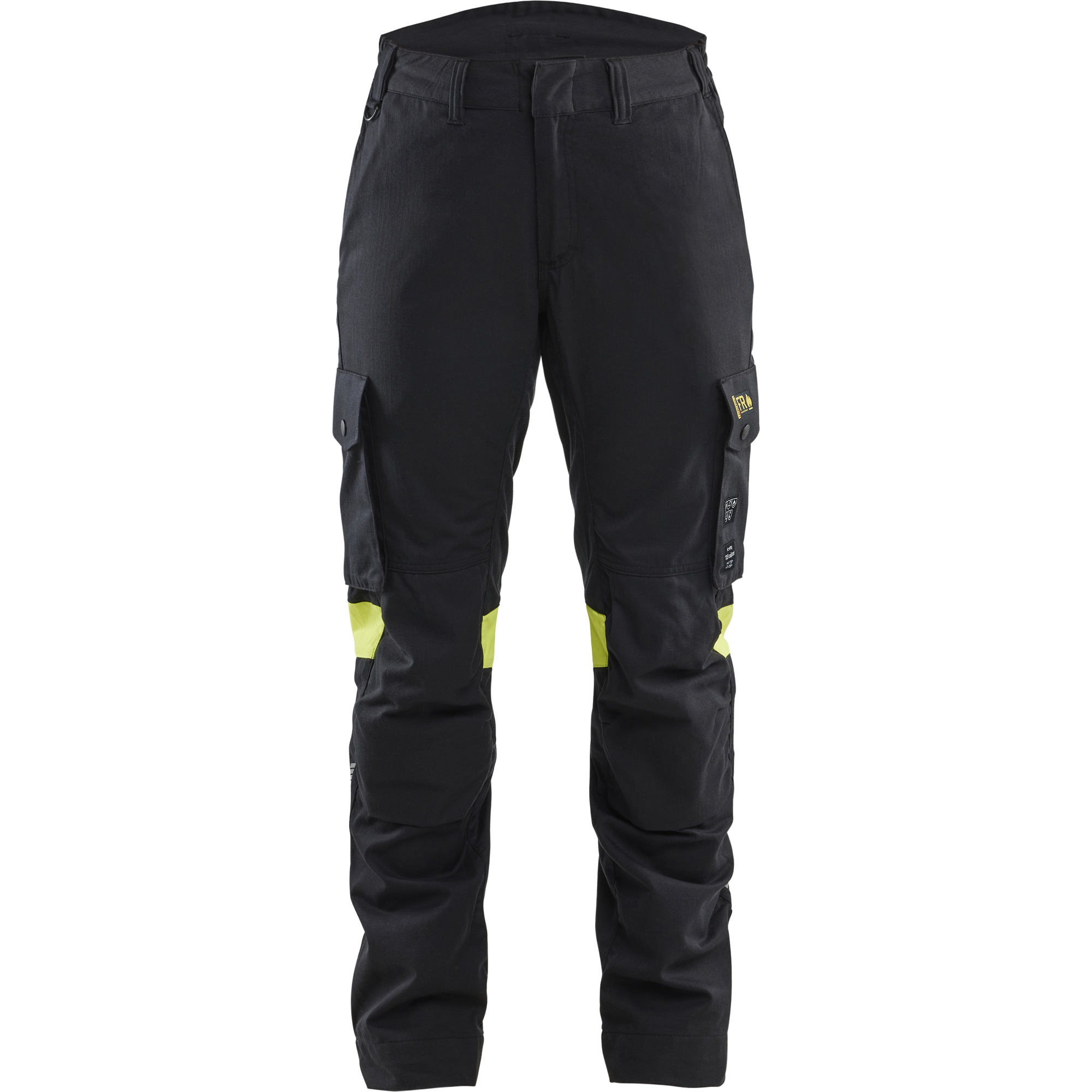 Blaklader Ladies Trousers, Black/Yellow