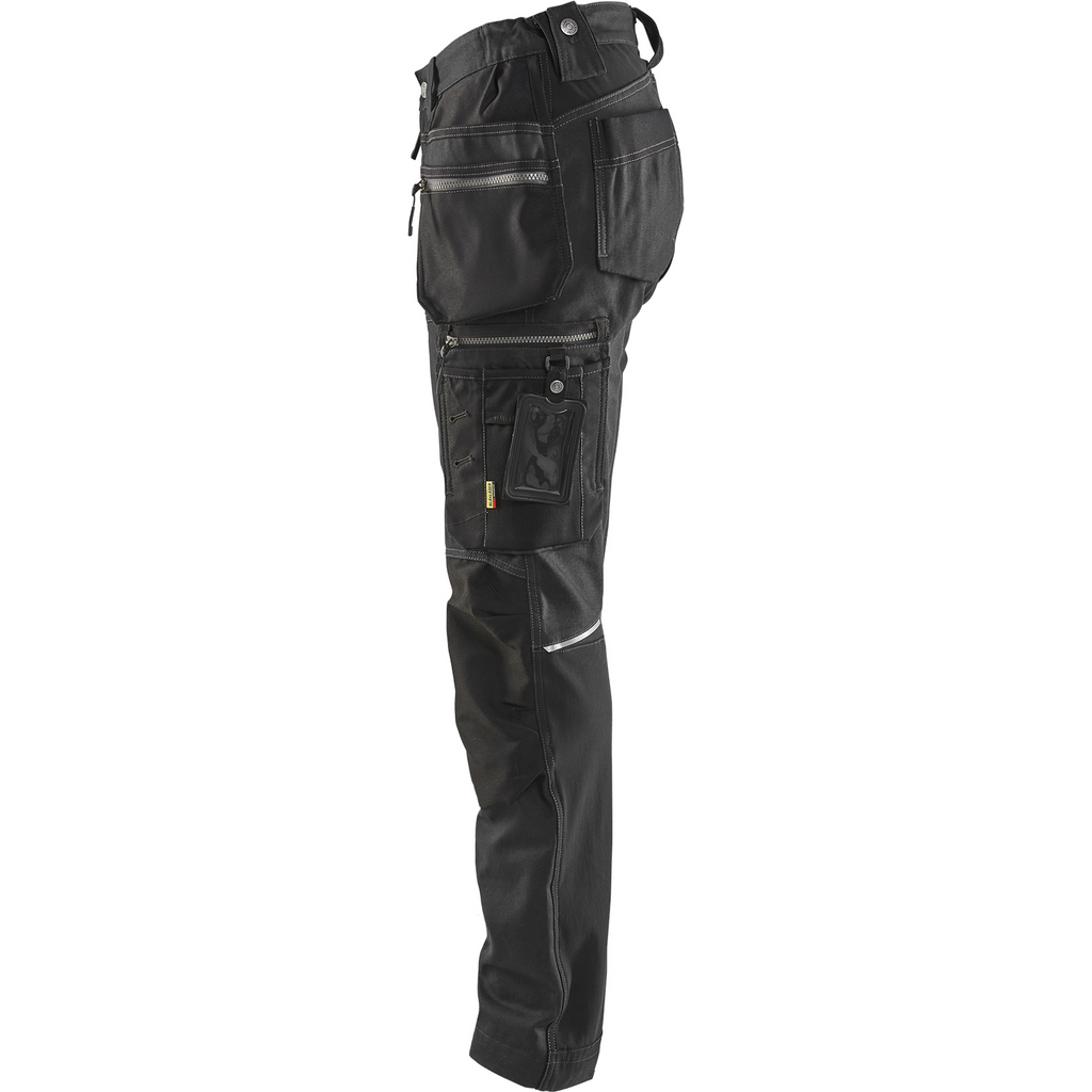 Blaklader Ladies Stretch Craftsman Work Trousers, Black (3)