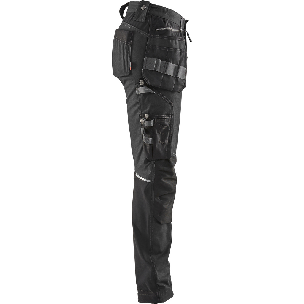 Blaklader Ladies Stretch Craftsman Work Trousers, Black (2)