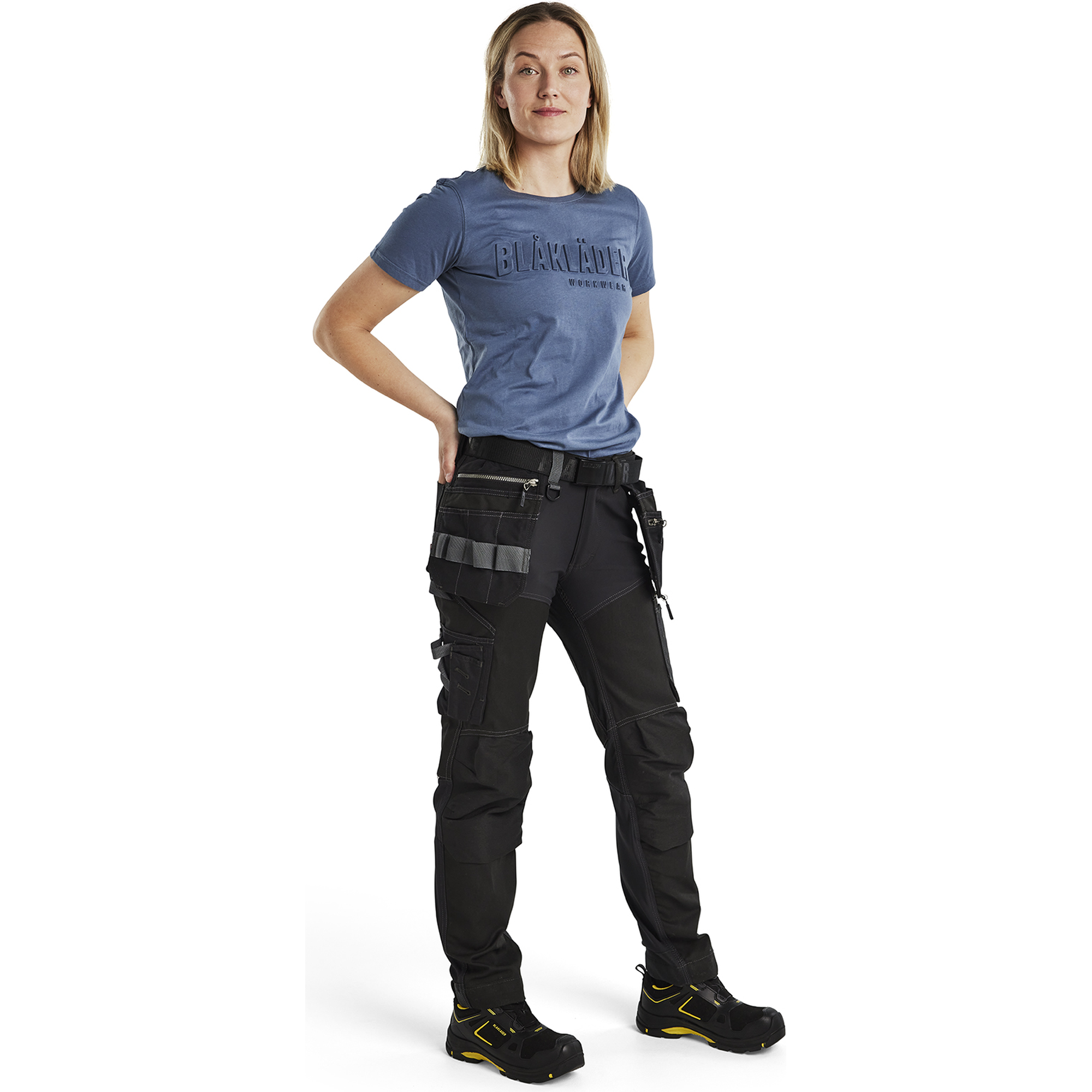 Blaklader Ladies Stretch Craftsman Work Trousers, Black (5)