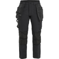 Blaklader Women's 4-Way Stretch Craftsman Trousers, Black