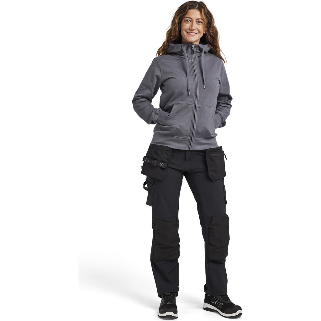 Blaklader Women's 4-Way Stretch Craftsman Trousers, Black (5)