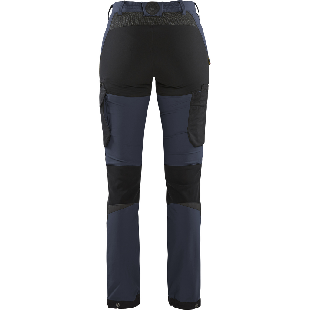 Blaklader Ladies 4-Way Stretch Work Trousers, Dark Navy/Black (4)