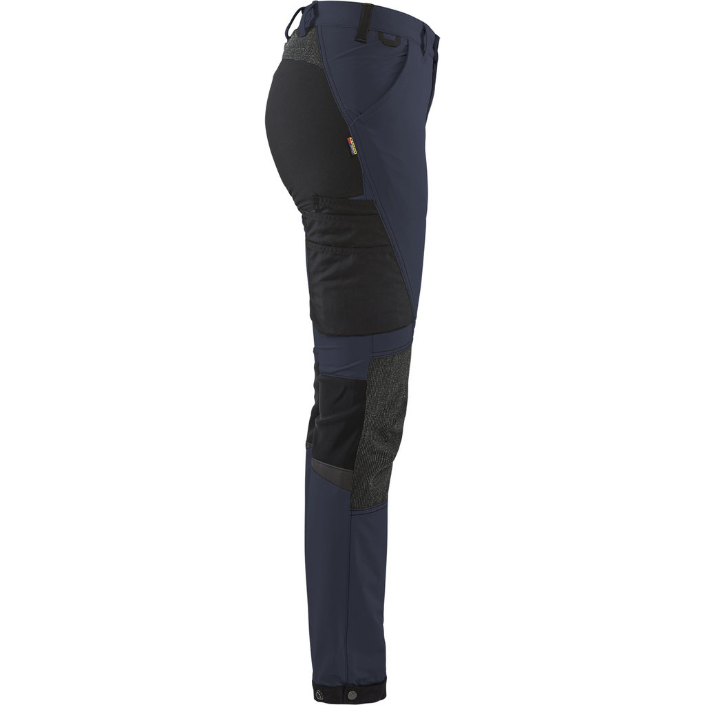 Blaklader Ladies 4-Way Stretch Work Trousers, Dark Navy/Black (2)