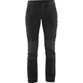 Blaklader Ladies 4-Way Stretch Work Trousers, Black/Red