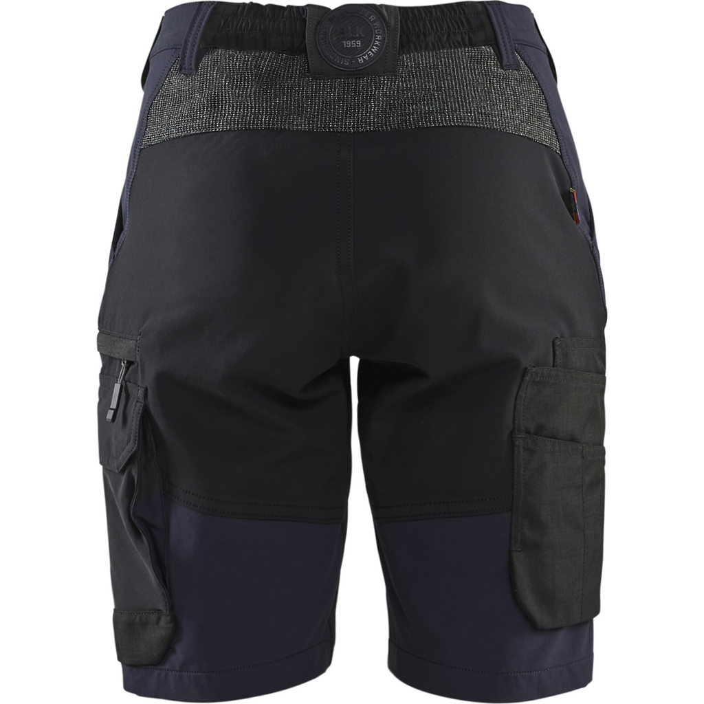 Blaklader Damen 4-Wege Stretch Shorts, Dunkel Marineblau/Schwarz (4)
