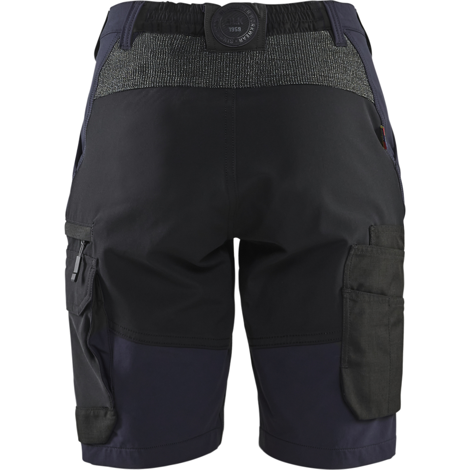 Blaklader Damen 4-Wege Stretch Shorts, Dunkel Marineblau/Schwarz (4)