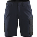 Blaklader Damen 4-Wege Stretch Shorts, Dunkel Marineblau/Schwarz