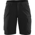 Blaklader Women's 4-Way Stretch Shorts, Black/Dark Grey