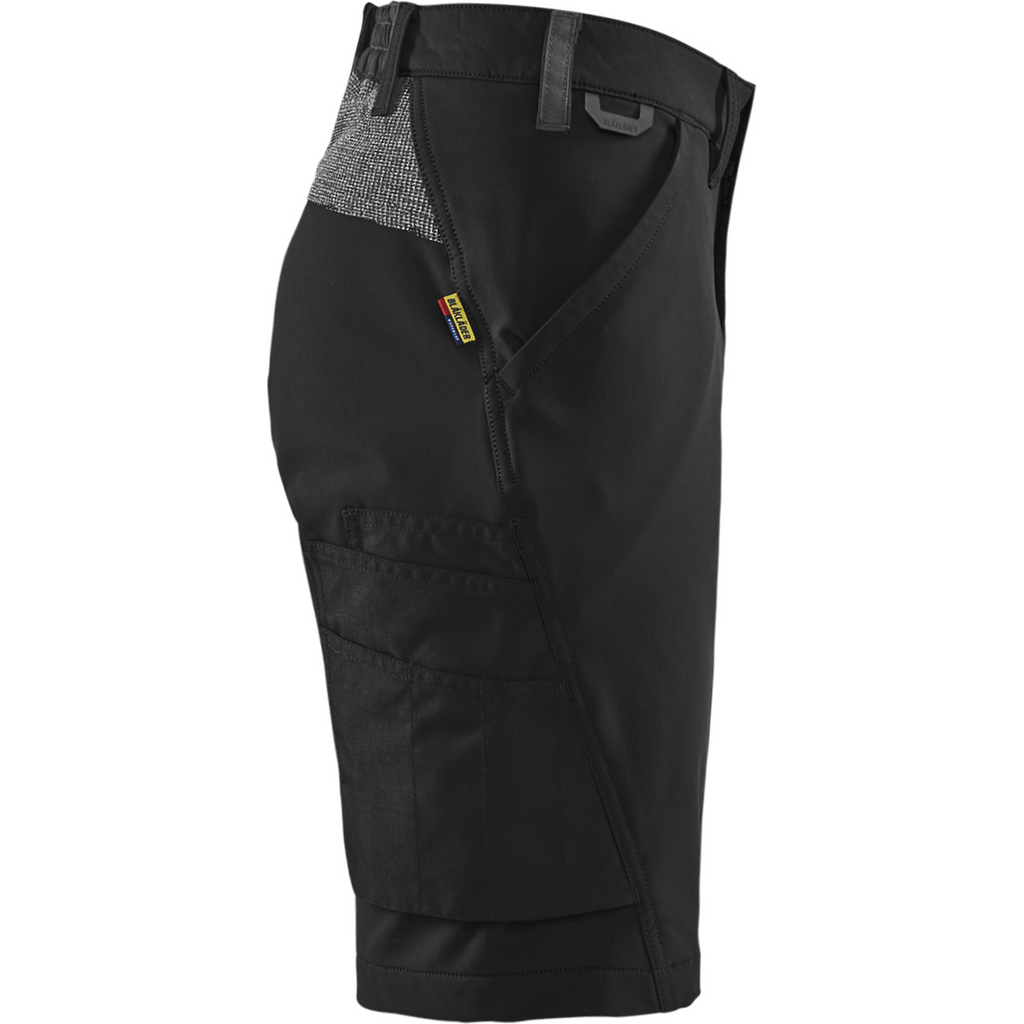 Blaklader Women's 4-Way Stretch Shorts, Black/Dark Grey (2)