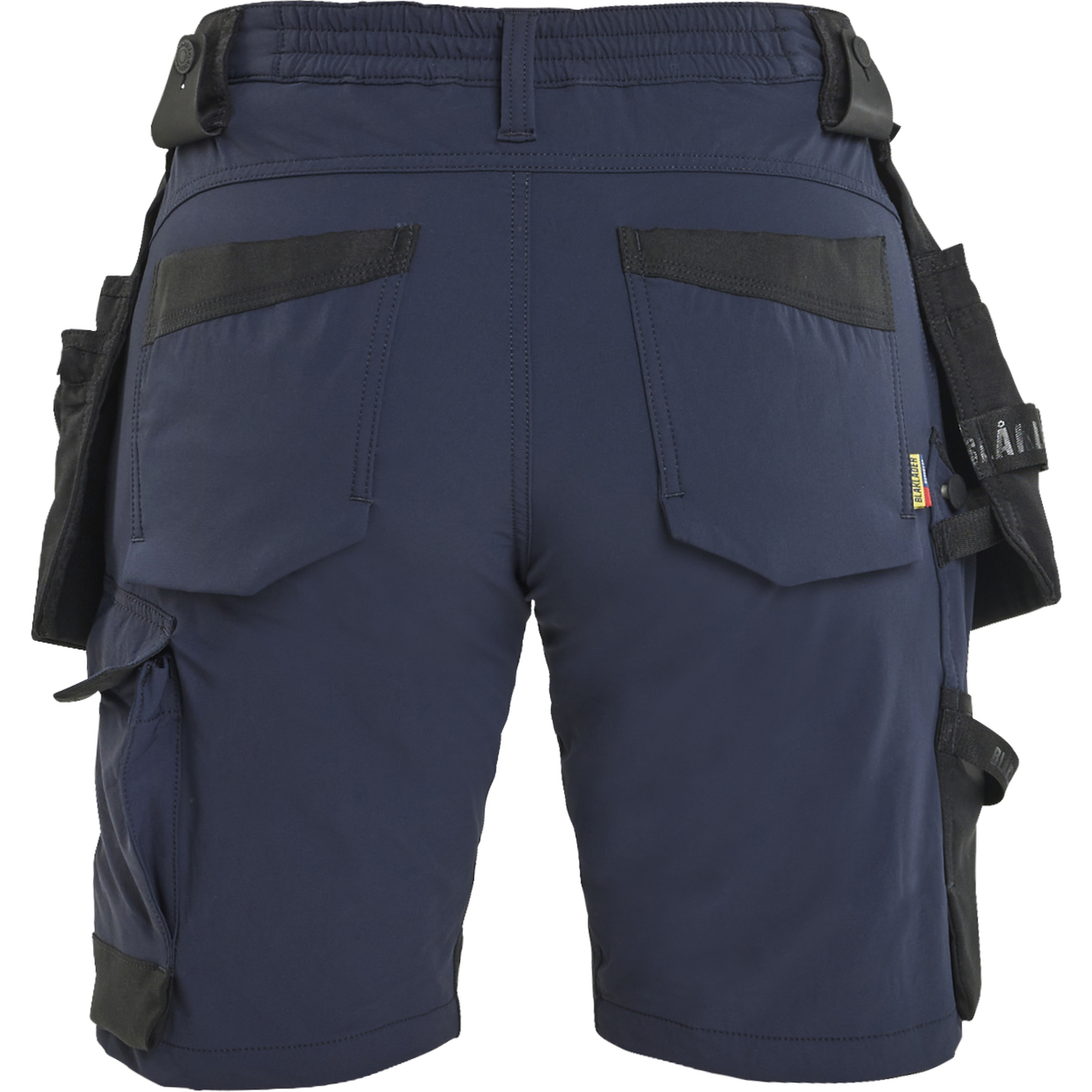 Blaklader Women's 4-Way Stretch Craftsman Shorts, Dark Navy/Black (4)