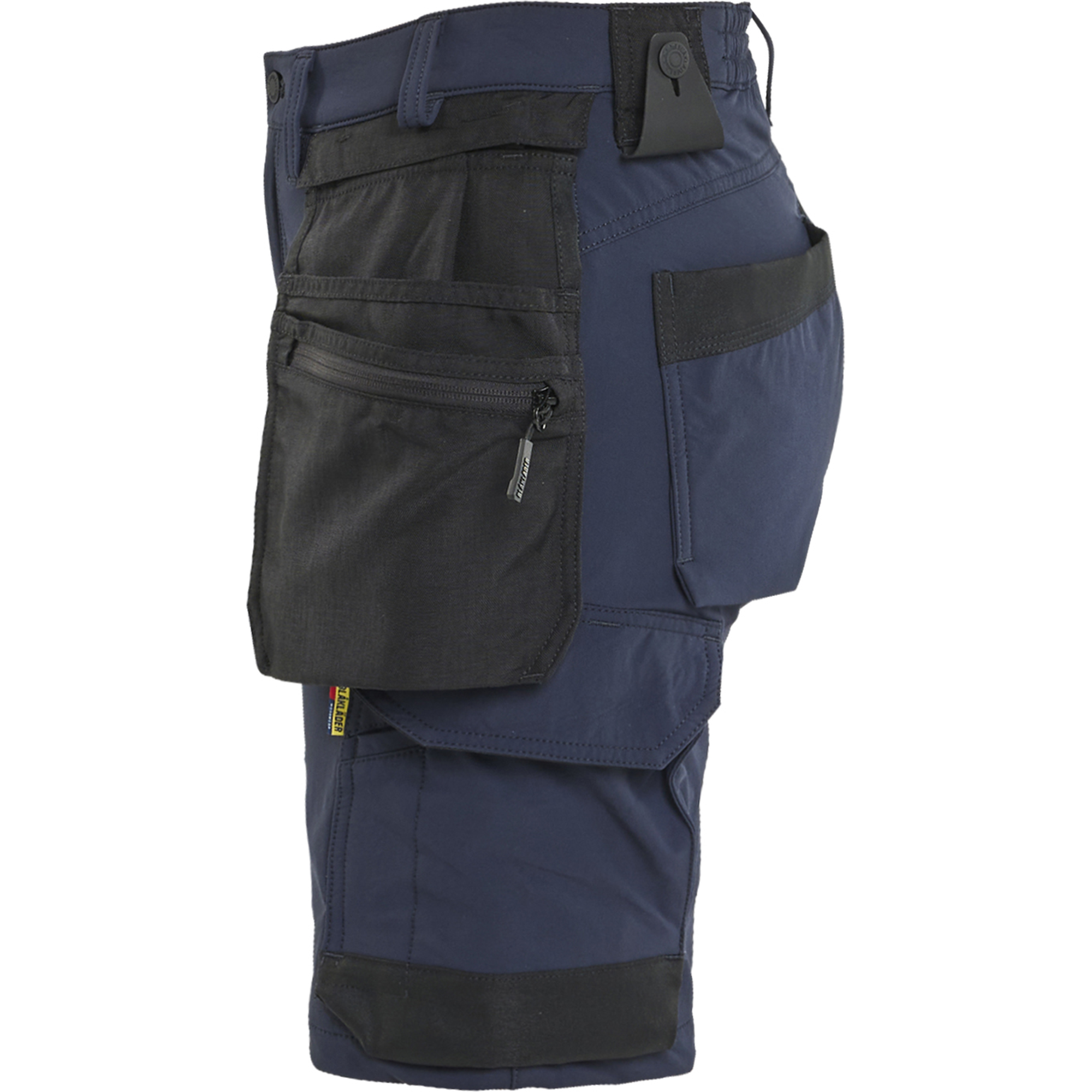 Blaklader Women's 4-Way Stretch Craftsman Shorts, Dark Navy/Black (3)
