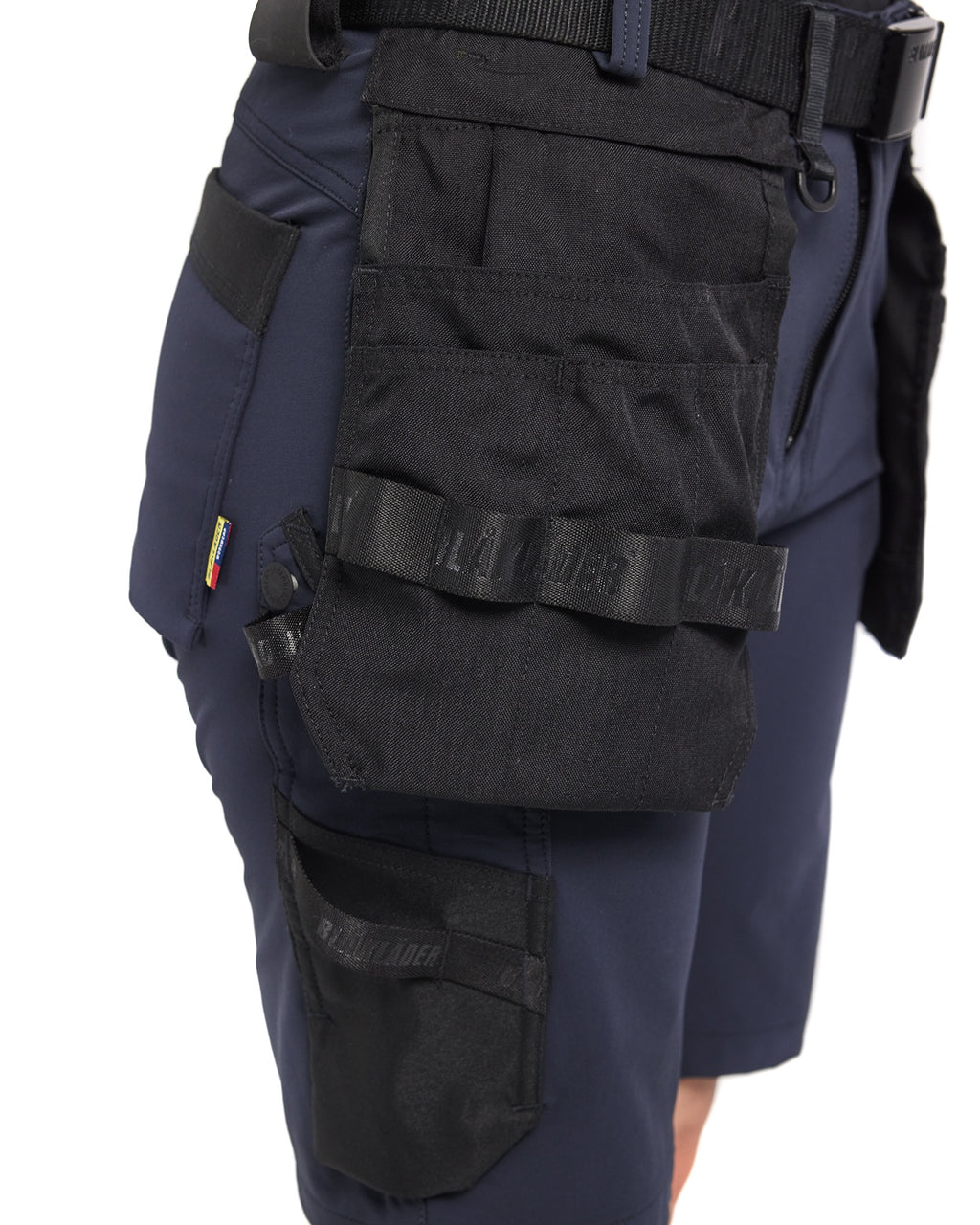 Blaklader Women's 4-Way Stretch Craftsman Shorts, Dark Navy/Black (6)