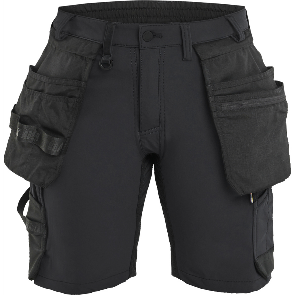 Blaklader Damen 4-Wege Stretch Handwerkershorts, Schwarz