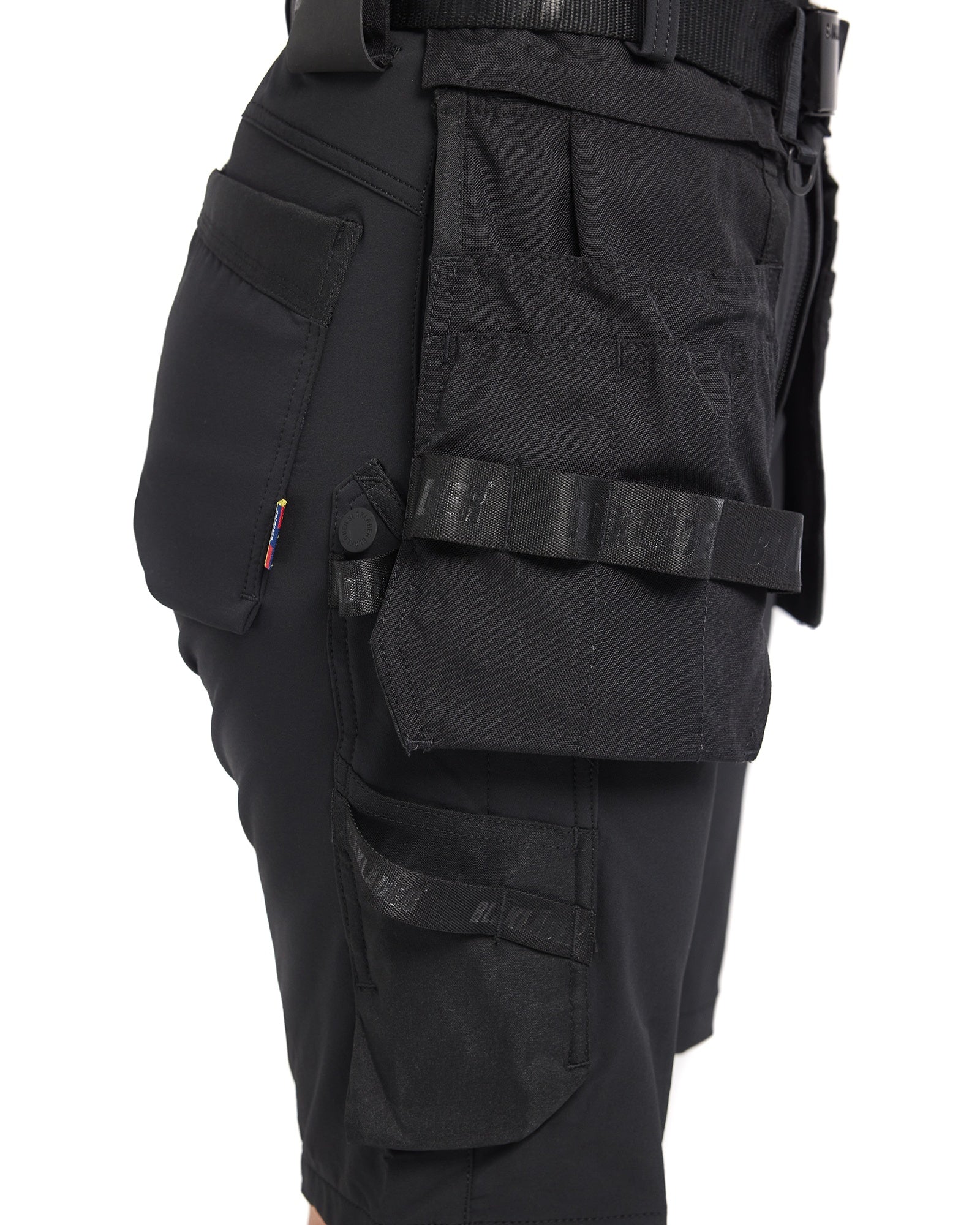 Blaklader Damen 4-Wege Stretch Handwerkershorts, Schwarz (6)