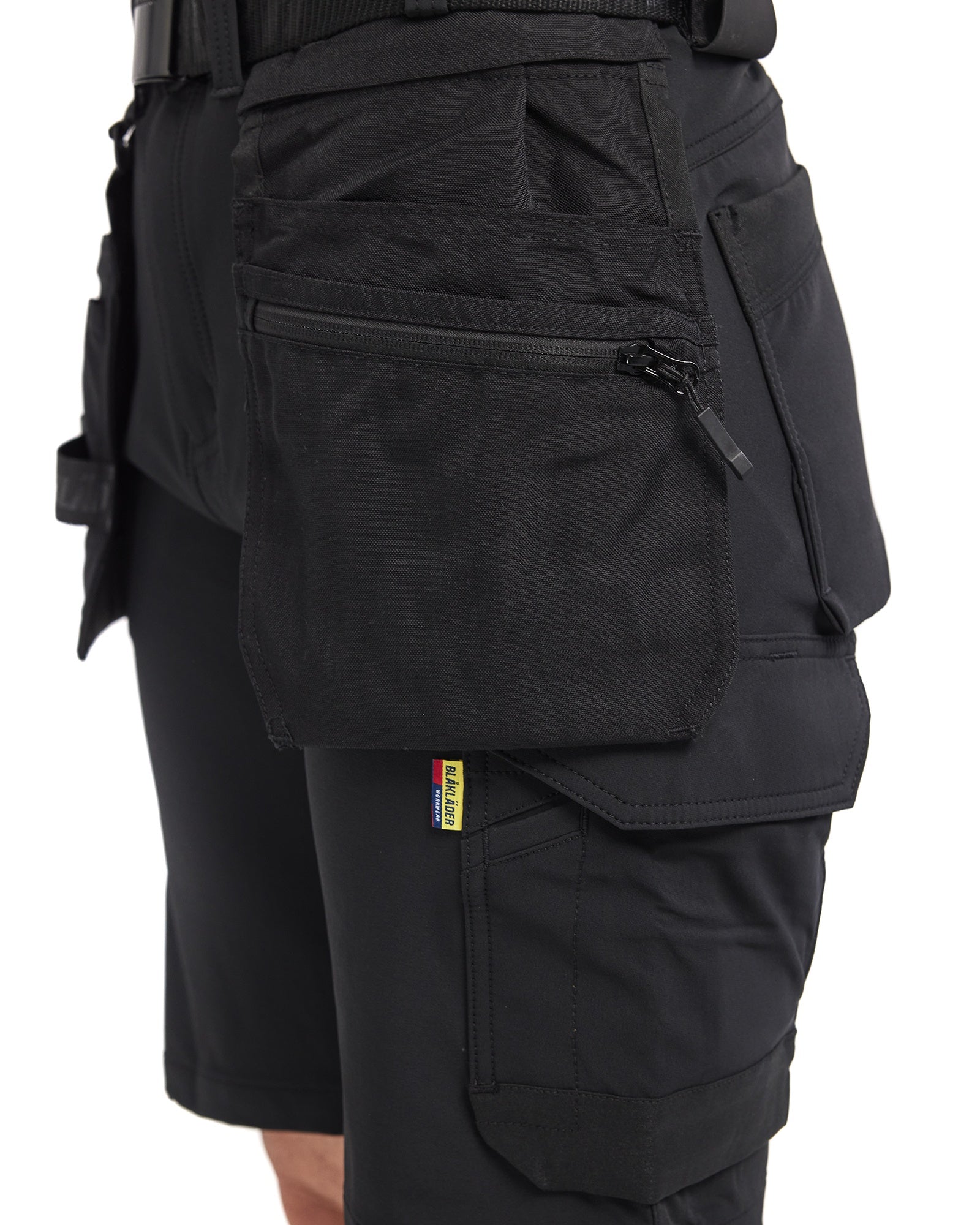 Blaklader Damen 4-Wege Stretch Handwerkershorts, Schwarz (7)