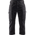Blaklader Women's Stretch Pirate Trousers, Black