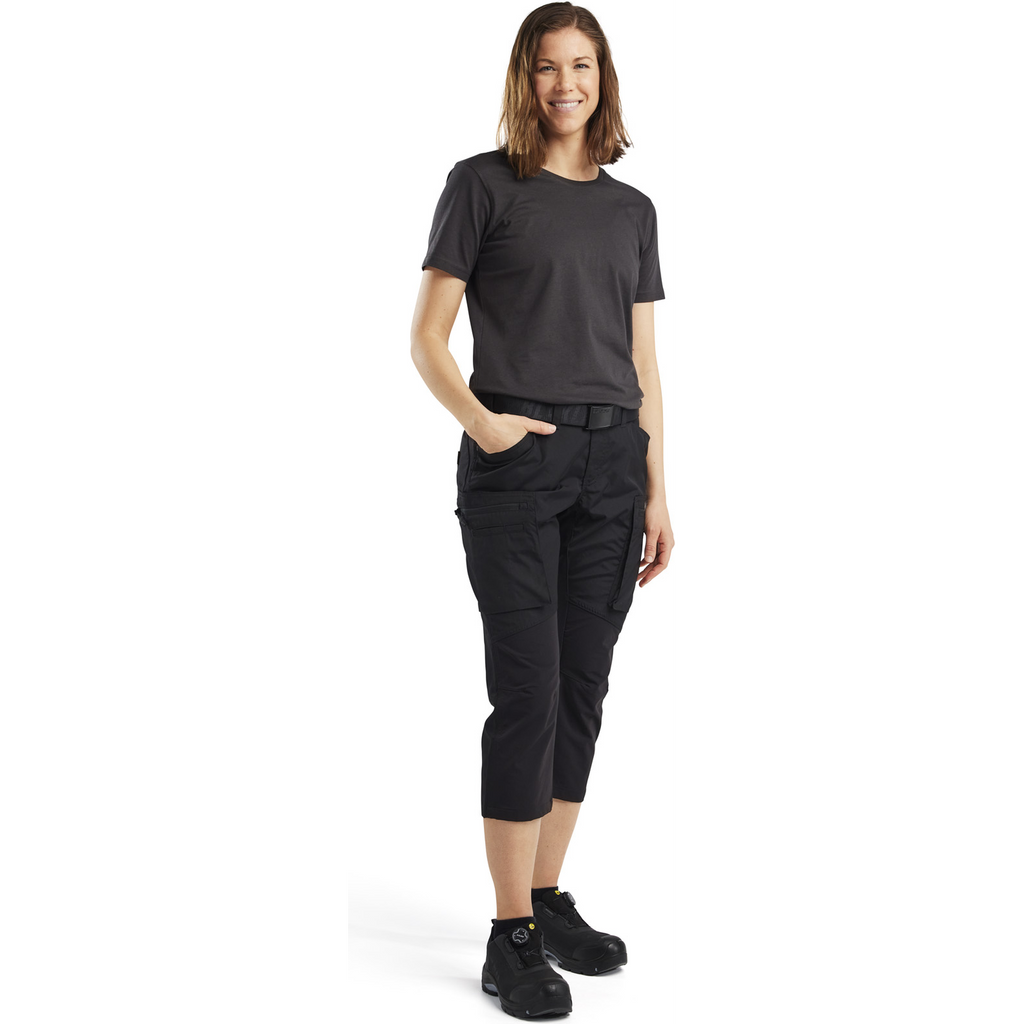 Blaklader Women's Stretch Pirate Trousers, Black (5)