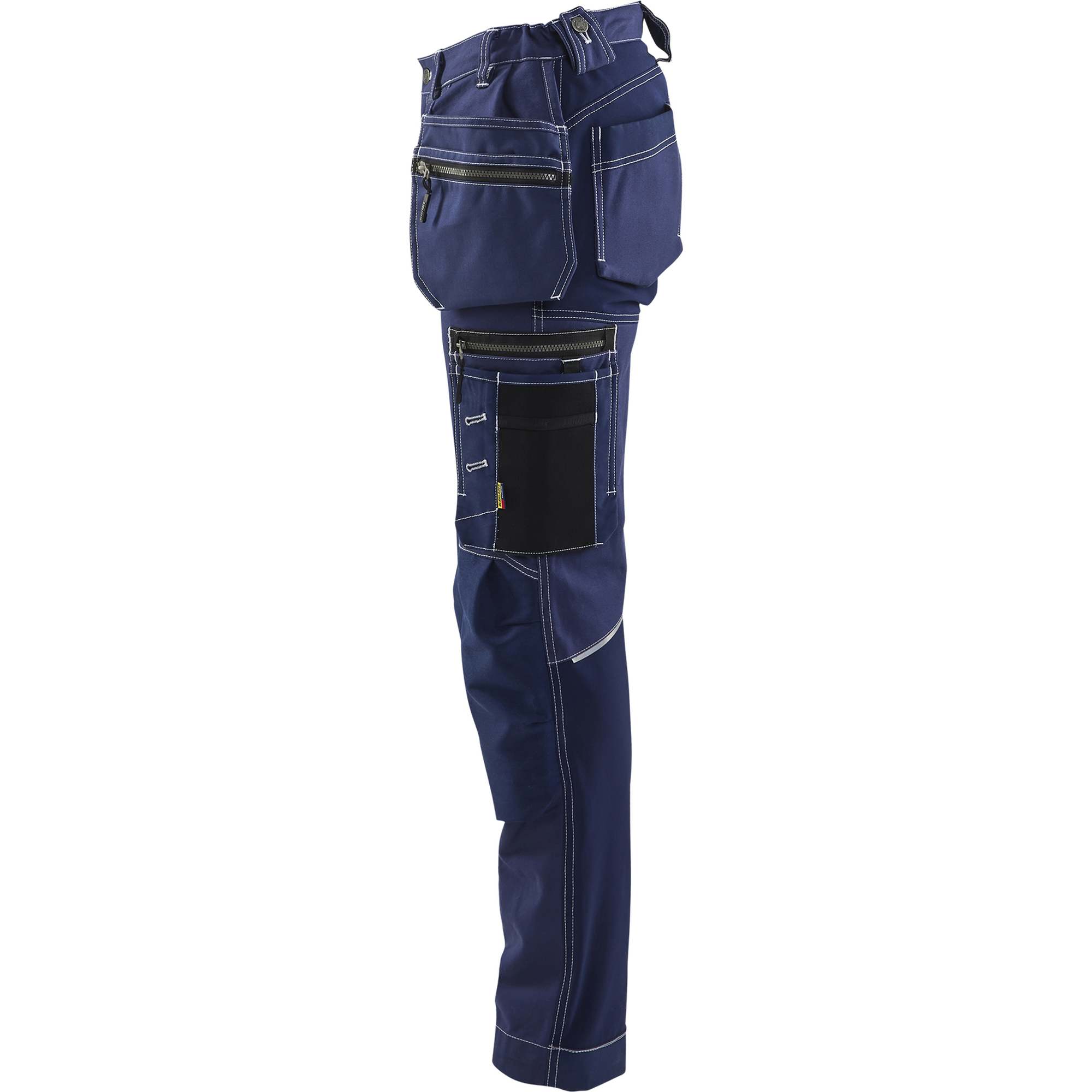 Blaklader Ladies Stretch Craftsman Work Trousers, Navy Blue (3)