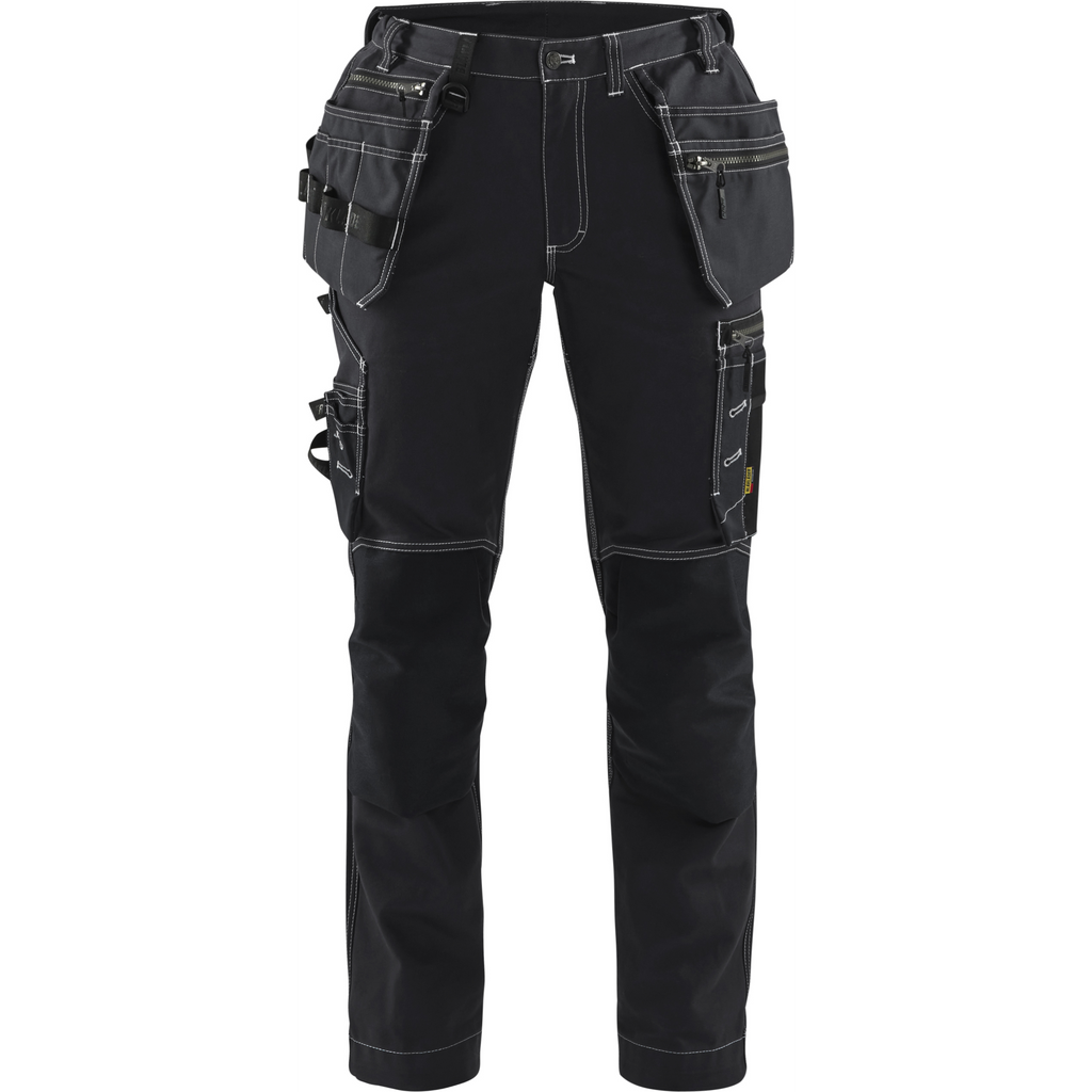 Blaklader Ladies Stretch Craftsman Work Trousers, Black
