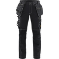 Blaklader Ladies Stretch Craftsman Work Trousers, Black