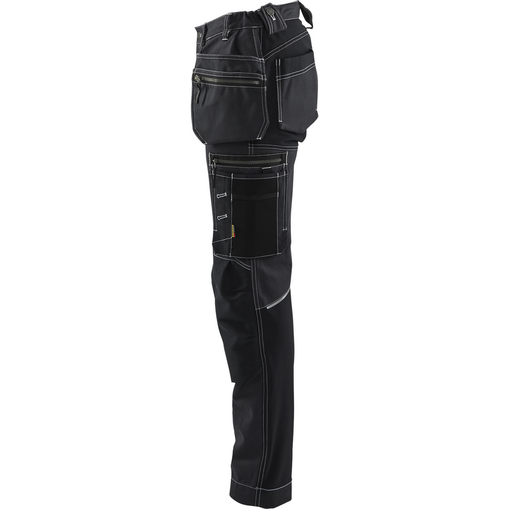 Blaklader Ladies Stretch Craftsman Work Trousers, Black (3)