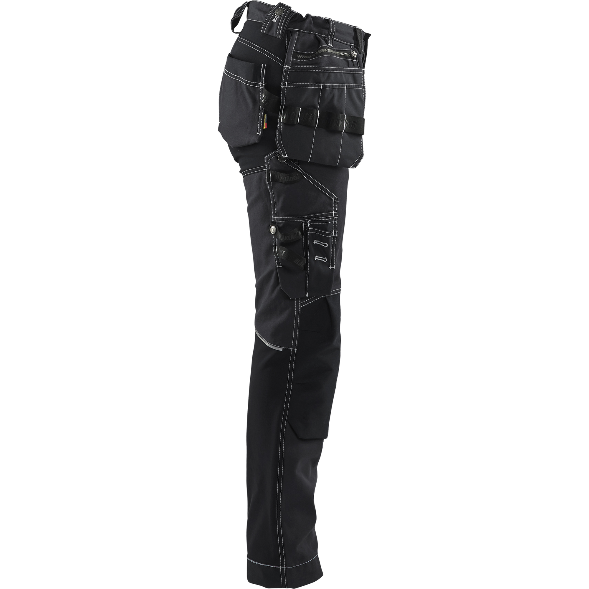 Blaklader Ladies Stretch Craftsman Work Trousers, Black (2)