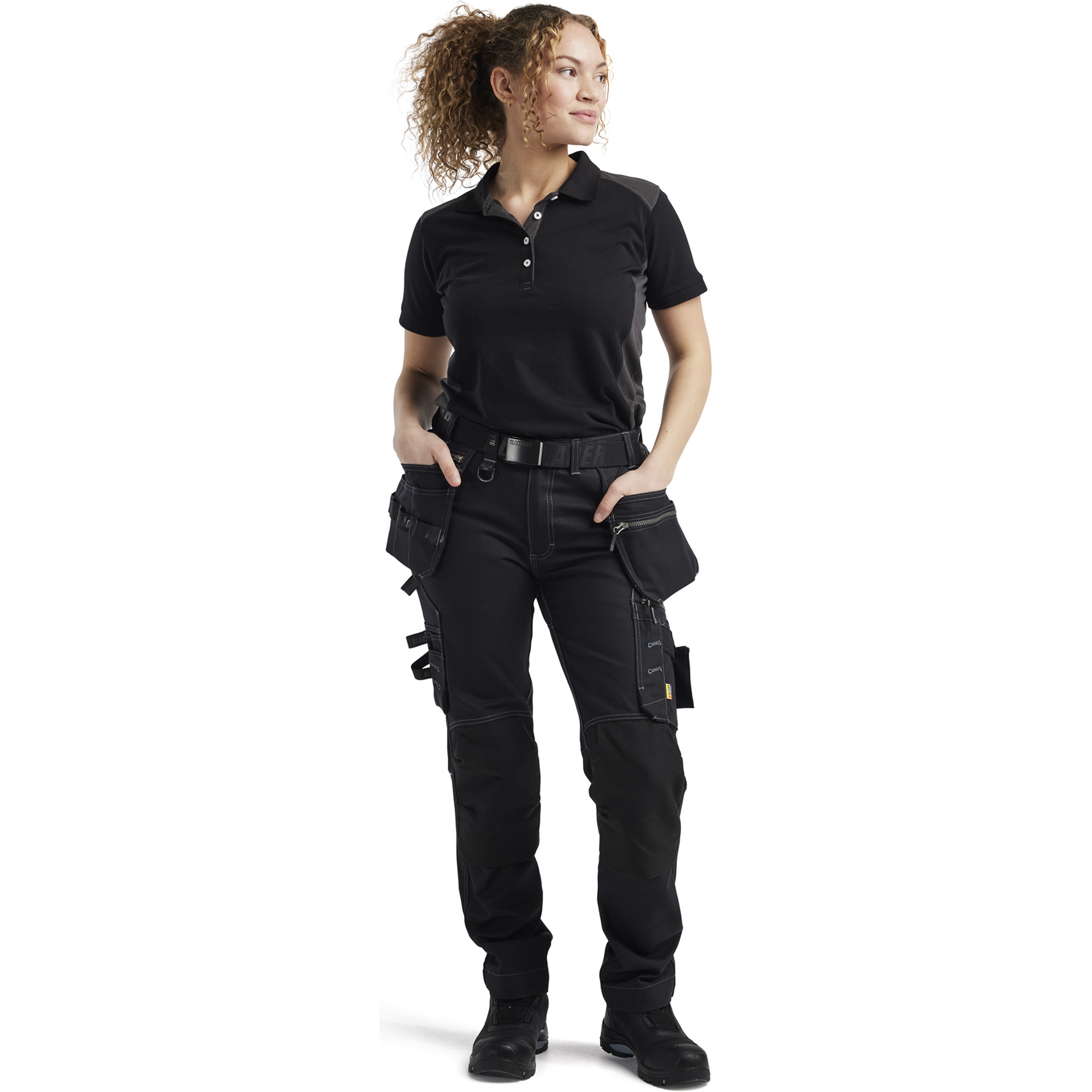 Blaklader Ladies Stretch Craftsman Work Trousers, Black (5)