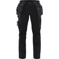 Blaklader Ladies Stretch Craftsman Work Trousers, Black
