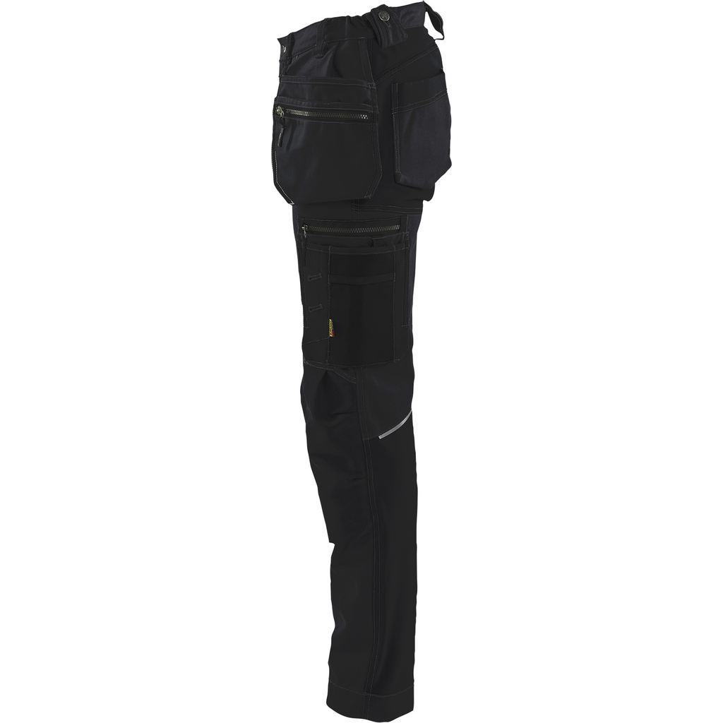 Blaklader Ladies Stretch Craftsman Work Trousers, Black (3)