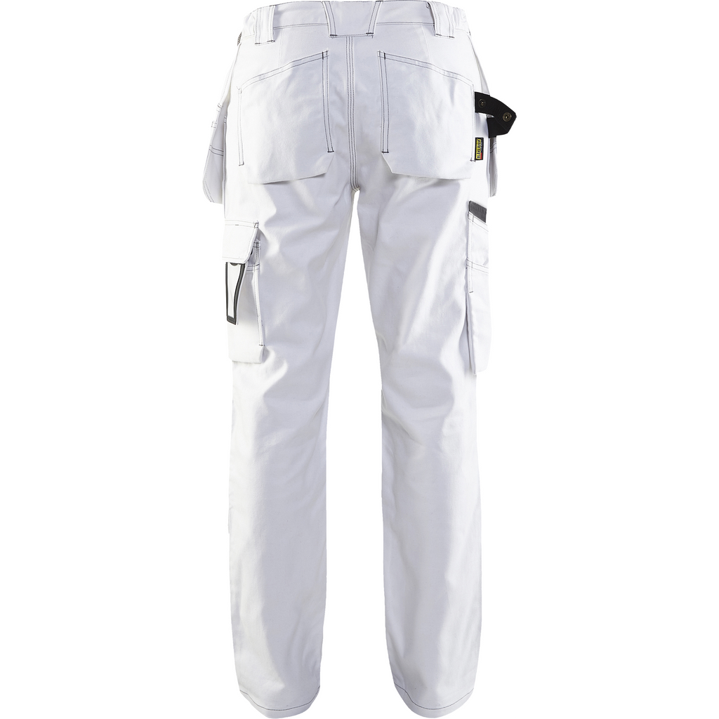 Blaklader Ladies Painter Work Trousers, White/Dark Grey (4)