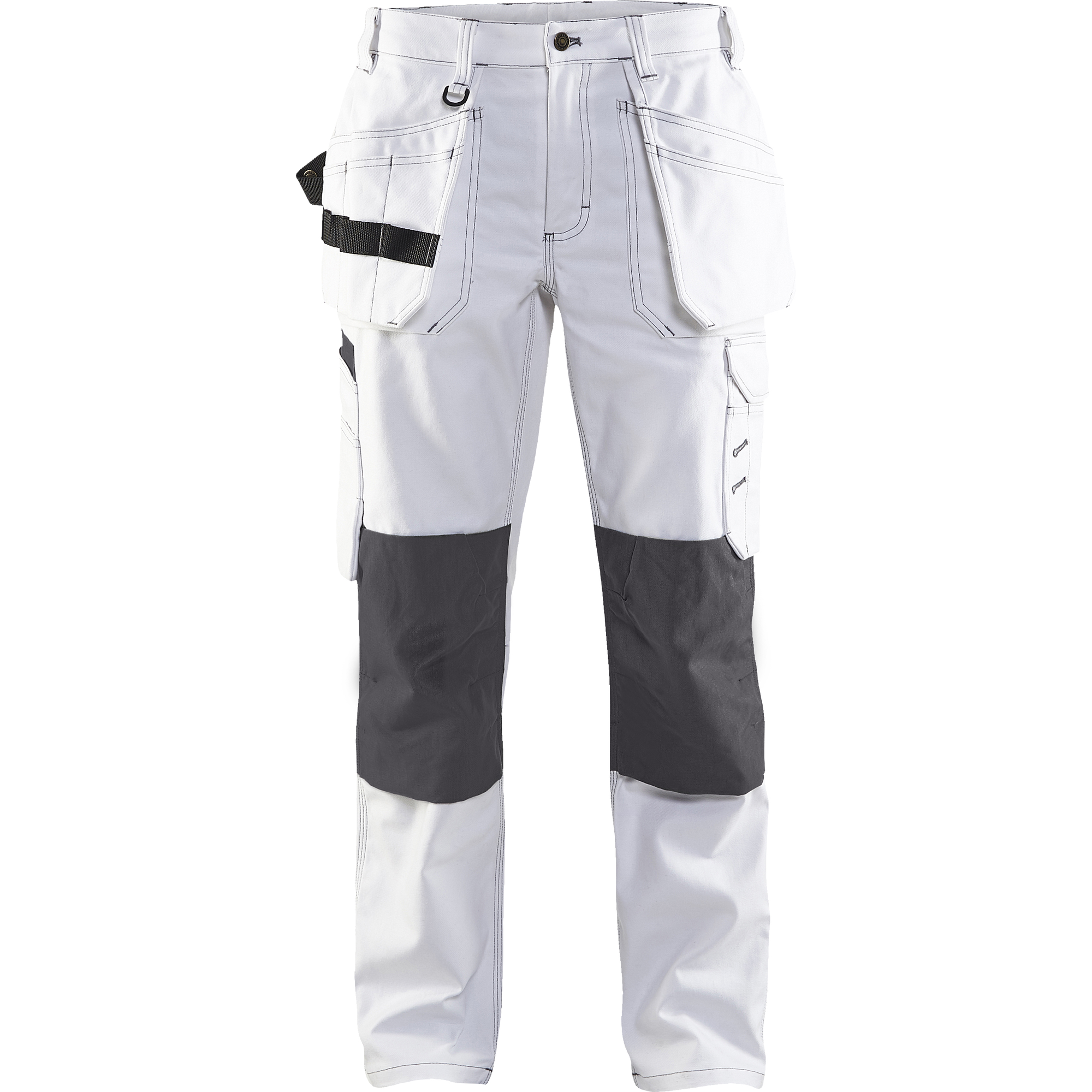 Blaklader Ladies Painter Work Trousers, White/Dark Grey
