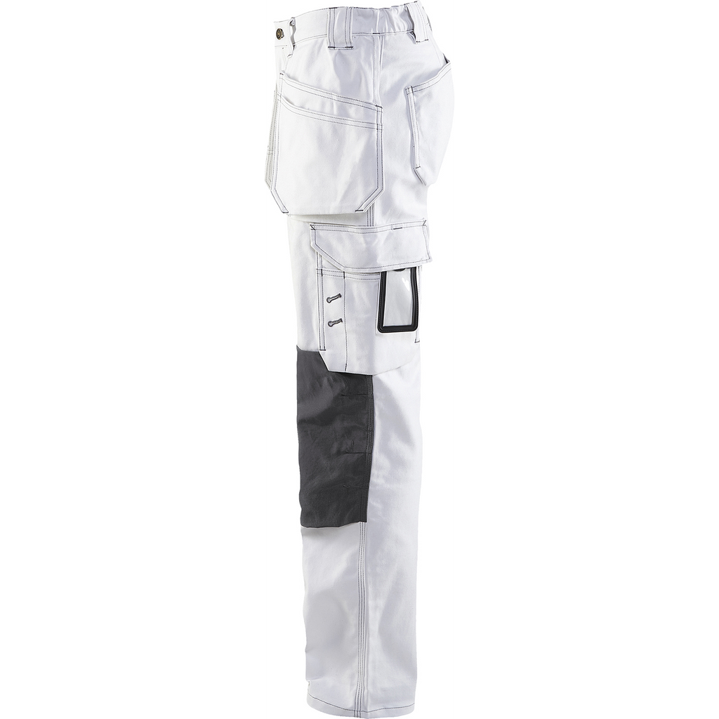 Blaklader Ladies Painter Work Trousers, White/Dark Grey (3)