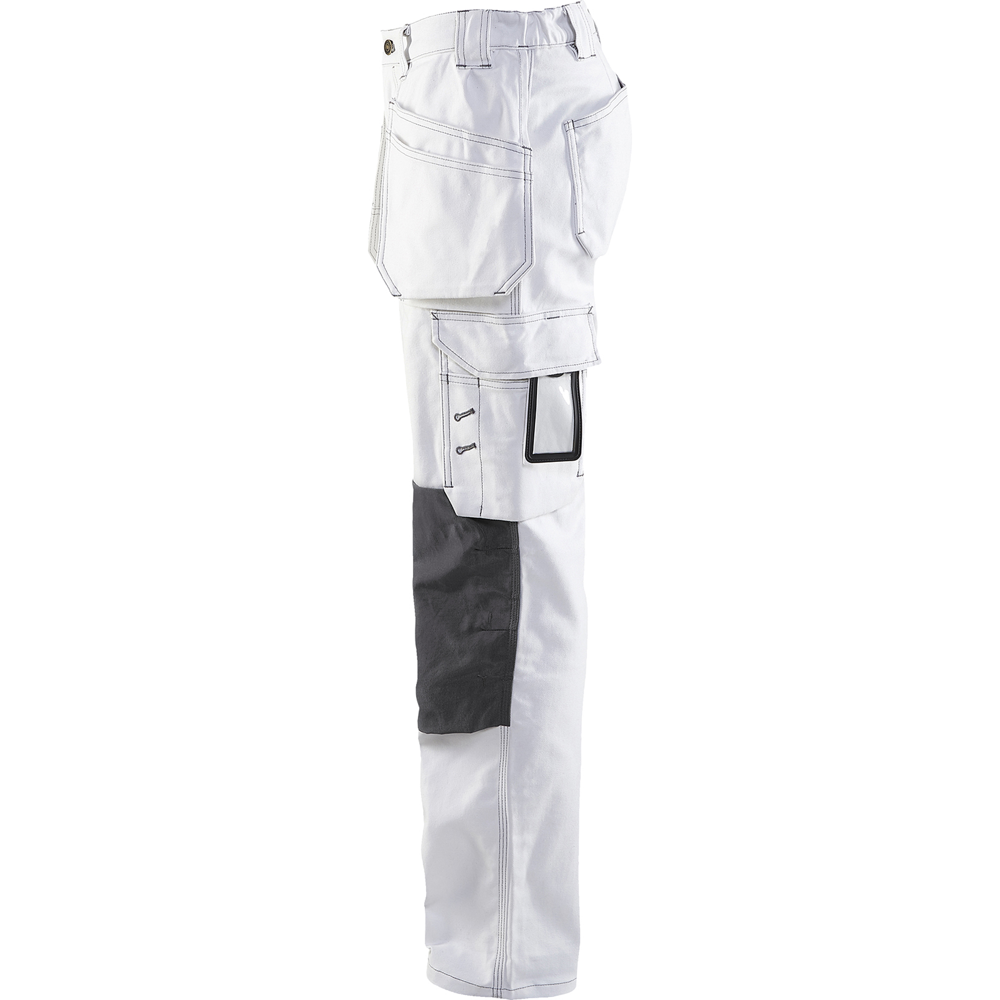 Blaklader Ladies Painter Work Trousers, White/Dark Grey (3)