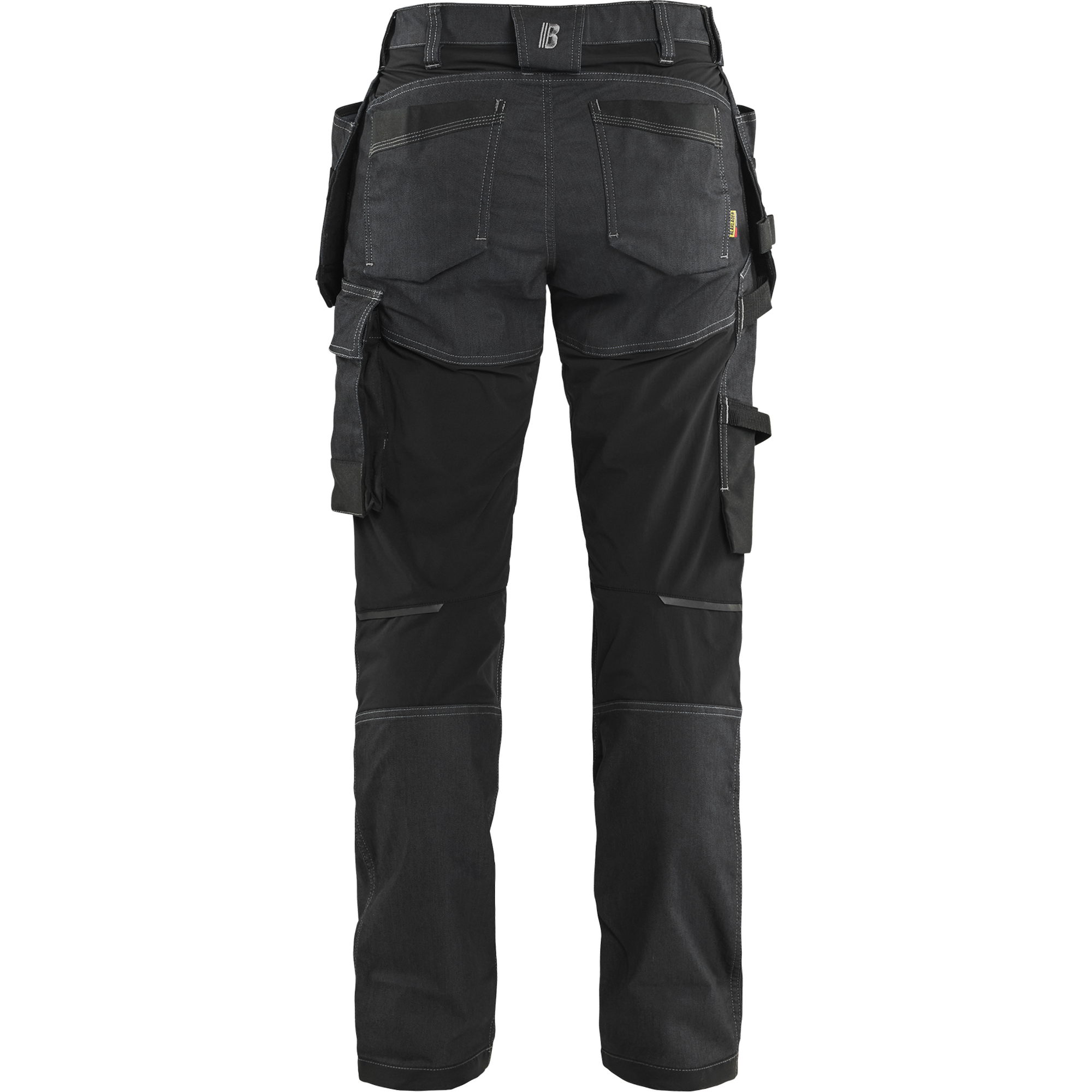 Blaklader Damen Denim Stretch Handwerker Arbeitshose, Schwarz (4)