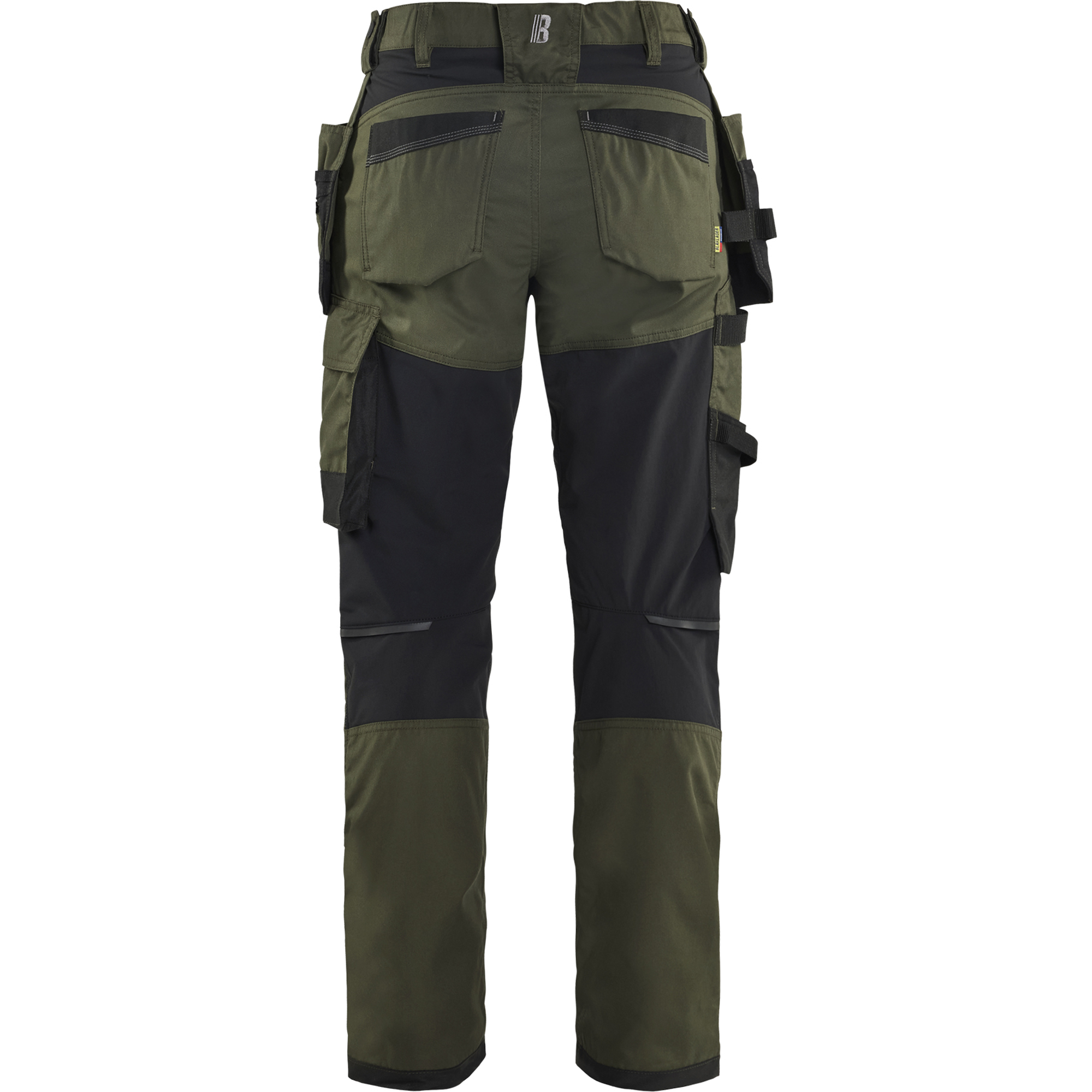 Blaklader Ladies Stretch Craftsman Work Trousers, Forest Green/Black (4)