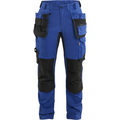 Blaklader Ladies Stretch Craftsman Work Trousers, Cornflower Blue/Black