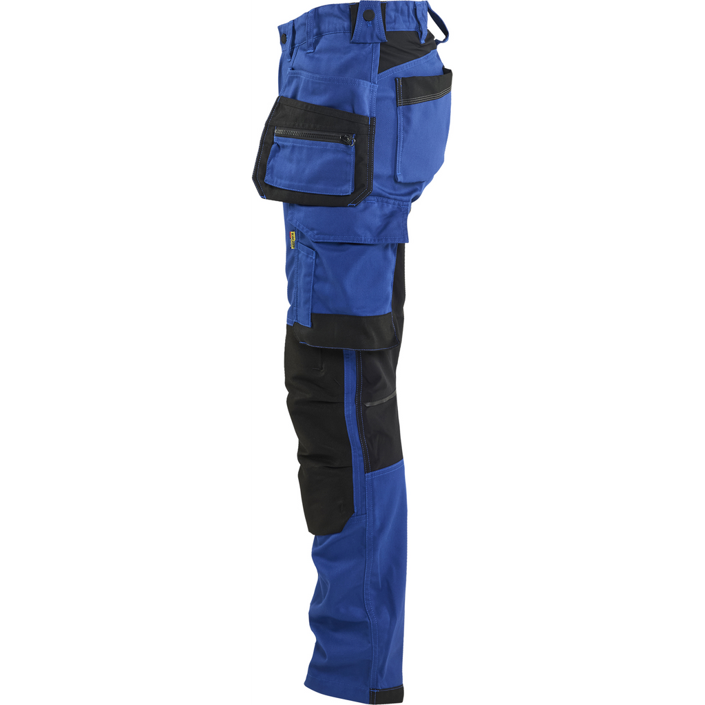 Blaklader Ladies Stretch Craftsman Work Trousers, Cornflower Blue/Black (3)