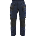 Blaklader Ladies Stretch Craftsman Work Trousers, Dark Navy
