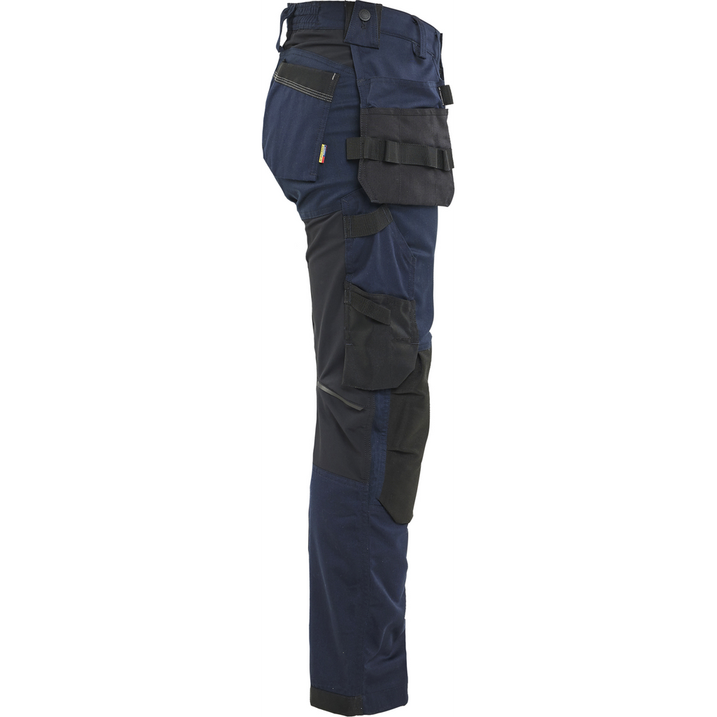 Blaklader Ladies Stretch Craftsman Work Trousers, Dark Navy (2)
