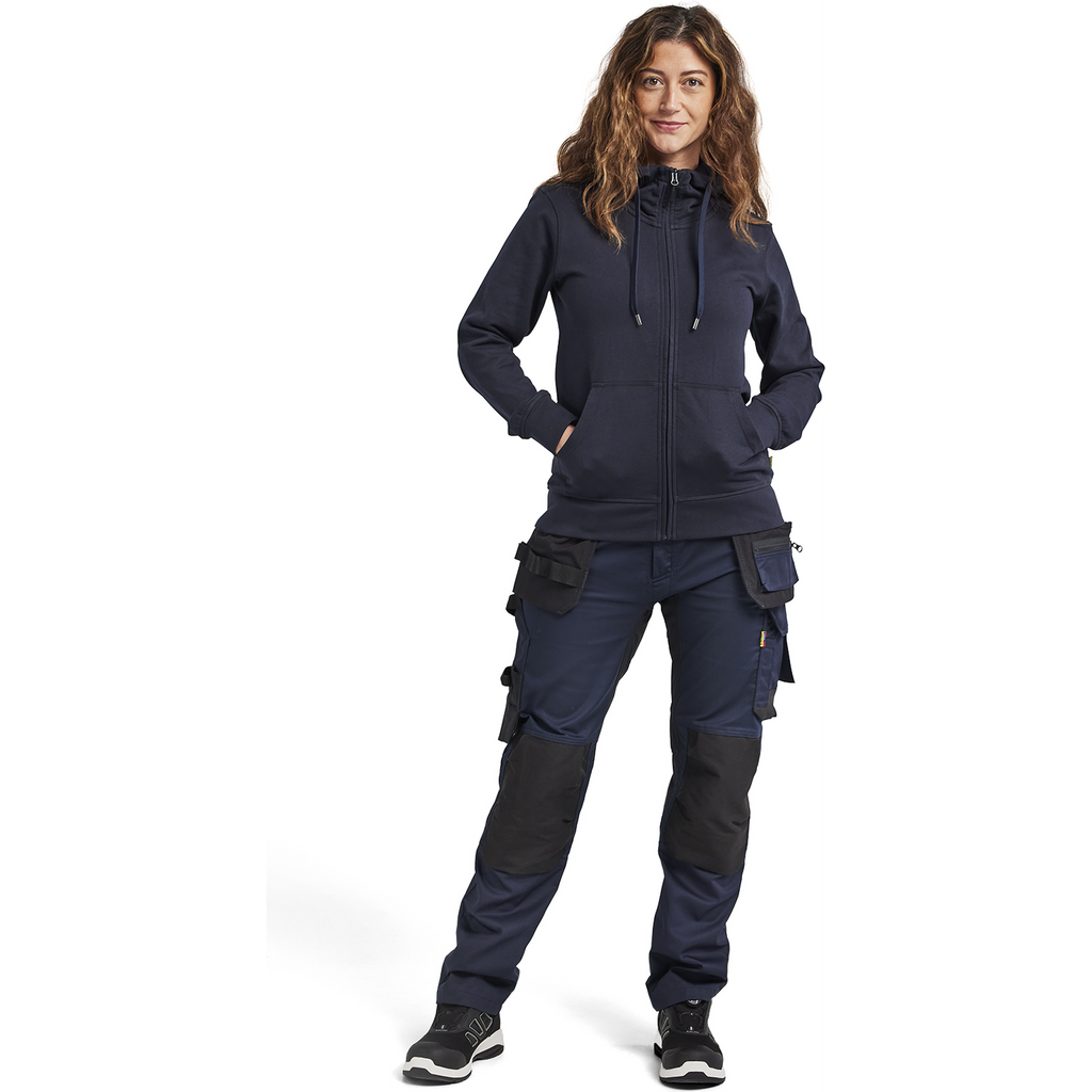 Blaklader Ladies Stretch Craftsman Work Trousers, Dark Navy (4)
